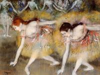 Degas, Edgar - Dancers Bending Down (The Ballerinas)